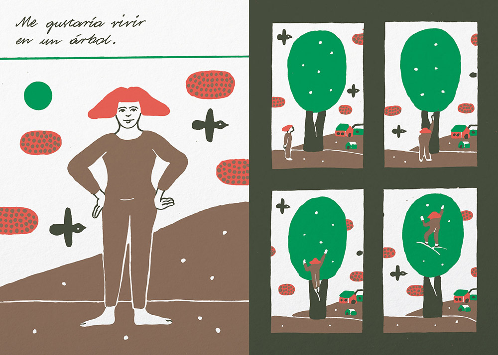 Nina Izycka presenta su libro ilustrado Vivir en un Árbol