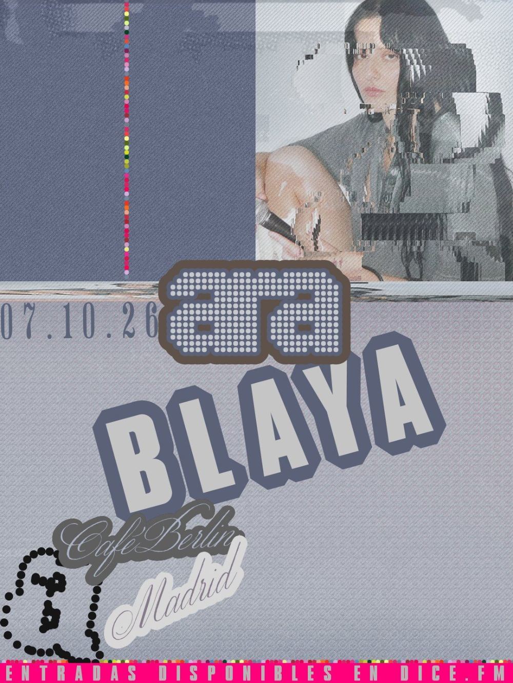 Blaya inaugura el ciclo de conciertos Ara en Madrid