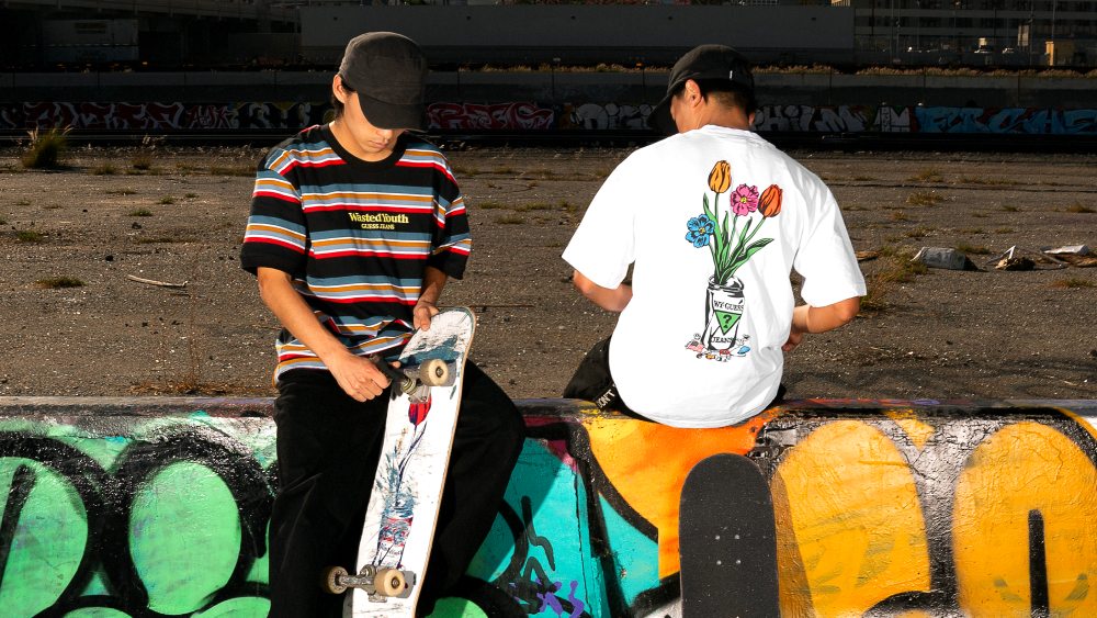 Guess Jeans recibe un remix skater gracias a Wasted Youth