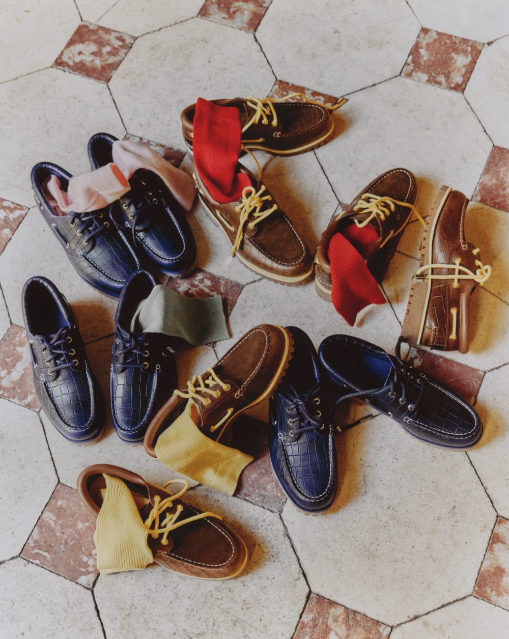 Jacquemus le da un giro exótico al náutico de Timberland