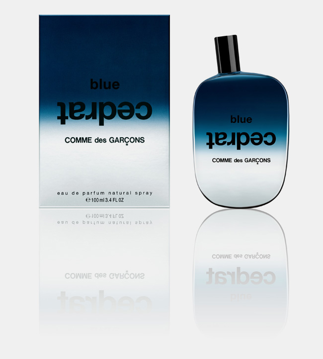 3 comme des garcons Blue cedrat_bottle & packaging BLUE INVASION COMME DES GARÇONS