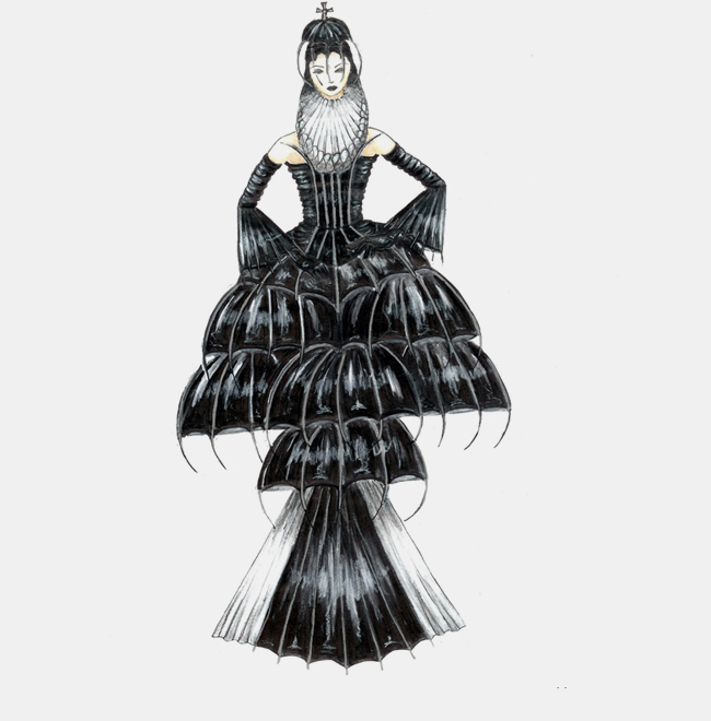 LADY GAGA: DRESS FOR A FUNERAL