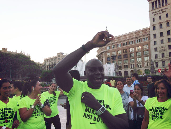 4 nike just do it barcelona carl lewis BARCELONA JUST DO IT