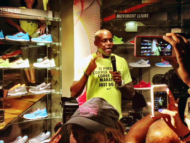 5 nike just do it barcelona carl lewis BARCELONA JUST DO IT