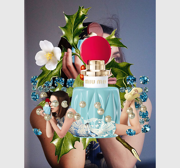 5 Fragancias, 5 Artistas, 5 Collages Navideños