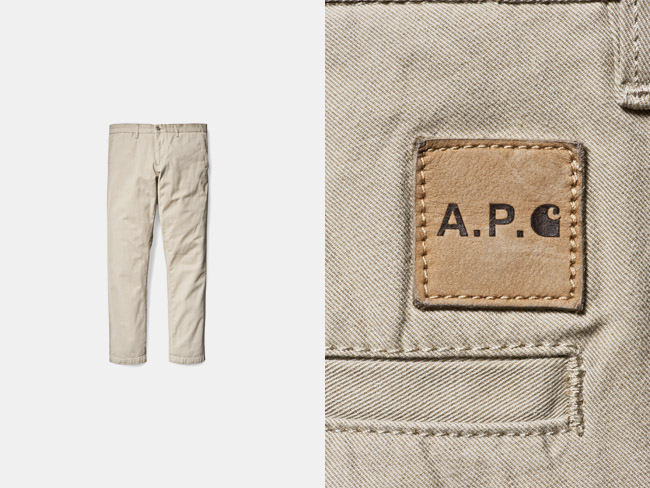 7 apc carhartt ATELIER DE PRODUCTION ET CARHARTT