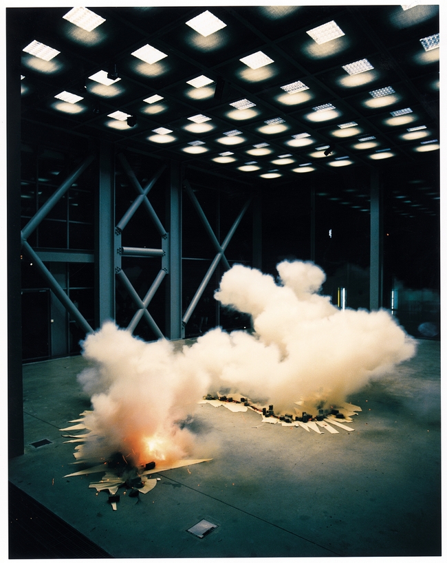 Cai Guo Qiang - Exh view 2000 4 30 AÑOS DE MECENAZGO