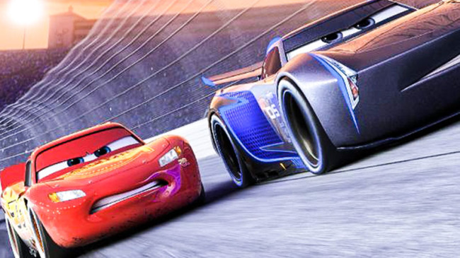 Foto promocional de la película Cars 3.