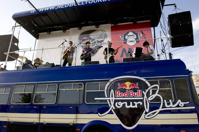RED BULL TOUR BUS
