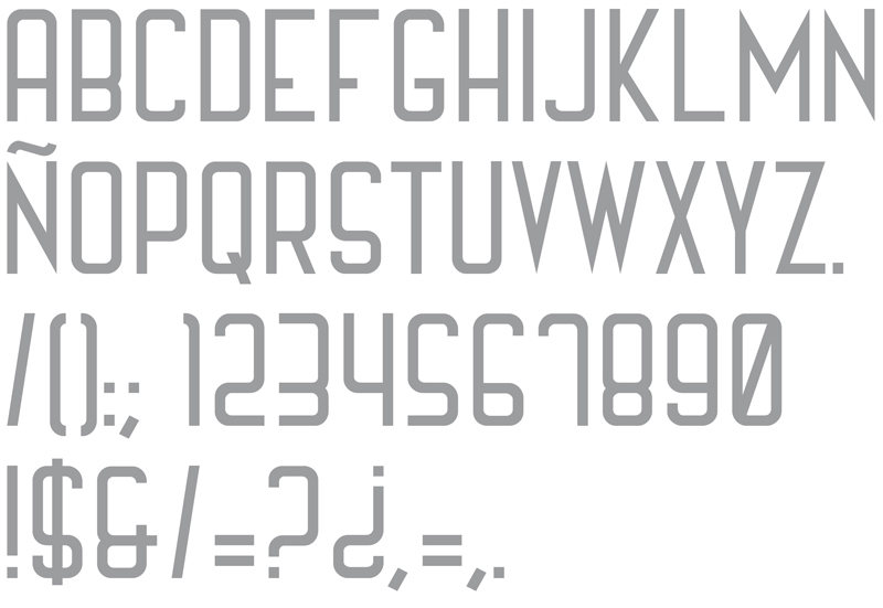 Tipografía gratuita Lamoderna: como su propio nombre indica, una fuente muy moderna.