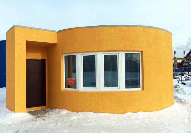 casa construida por impresión 3D