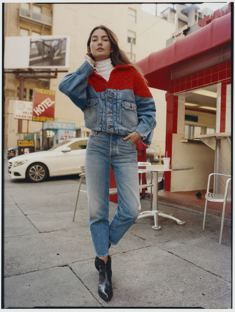 Lily Aldridge para Levi's Made and Crafted FW18