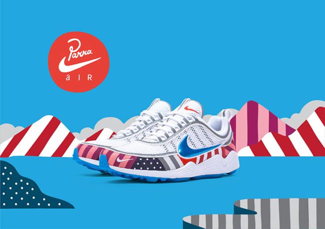 nike x parra air zoom spiridon