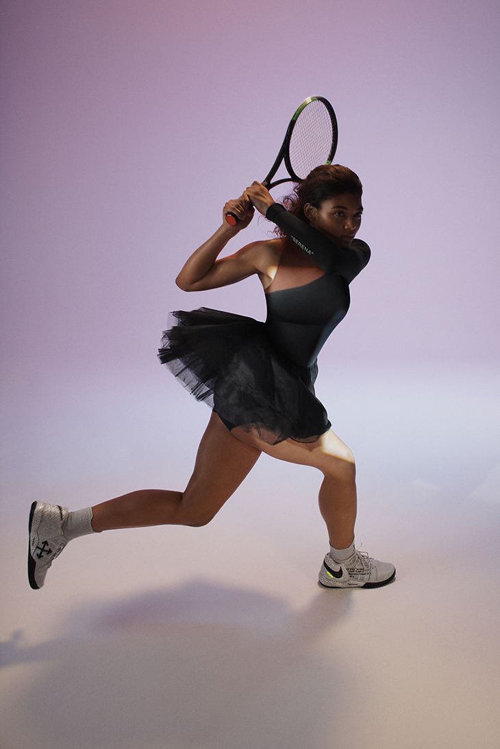 Virgil Abloh viste a Serena Williams para Open de Tenis de Estados Unidos 2018