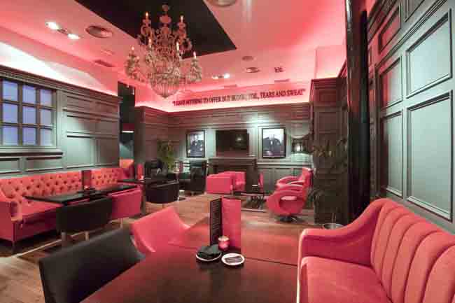 Salón principal, Churchill Lounge APRENDE INGLÉS EN BRISTOLBAR