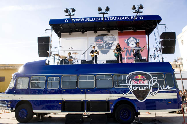 RED BULL TOUR BUS