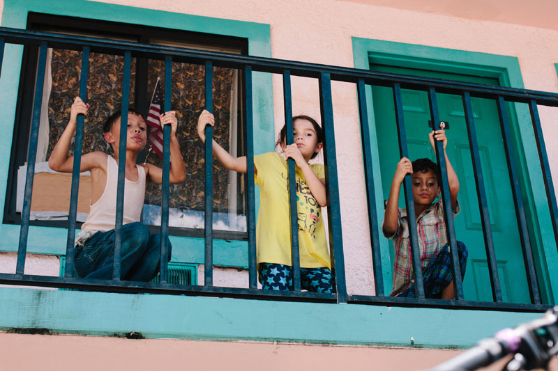 Foto promocional de la película The Florida Project.