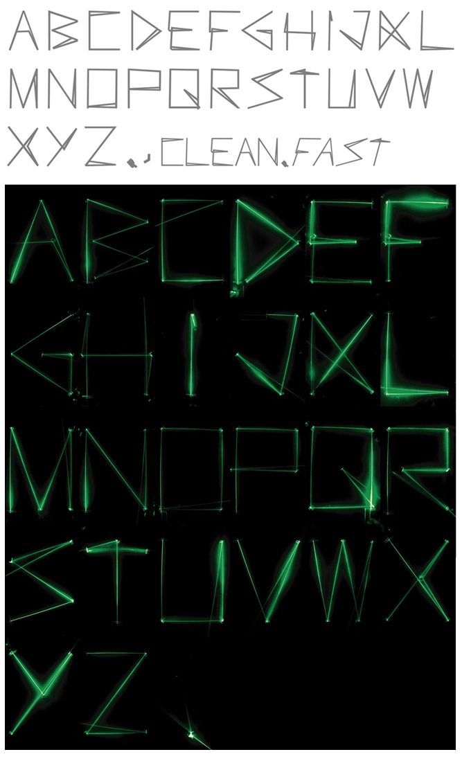 Tipografía gratuita Laser
