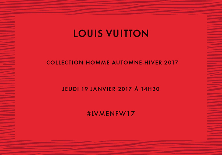 Louis Vuitton Live Fashion Show Live Men FW17