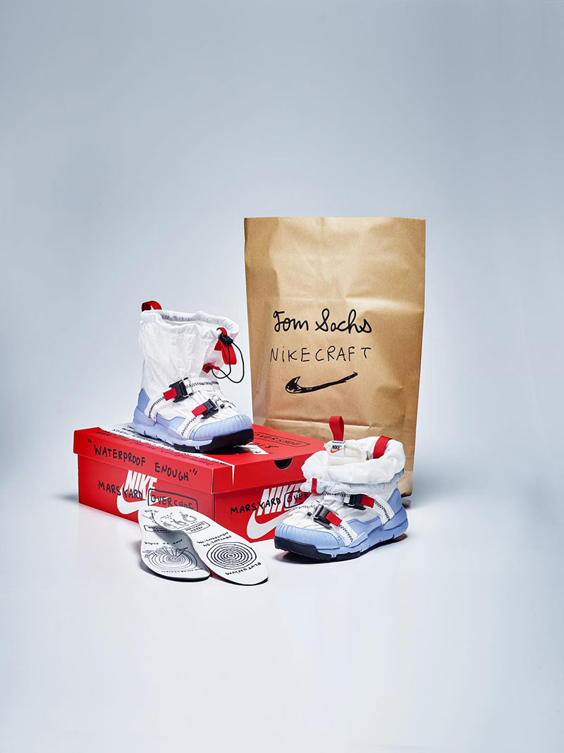 transacción Arco iris religión Nike Mars Yard Overshoe de Tom Sachs, zapatillas impermeables