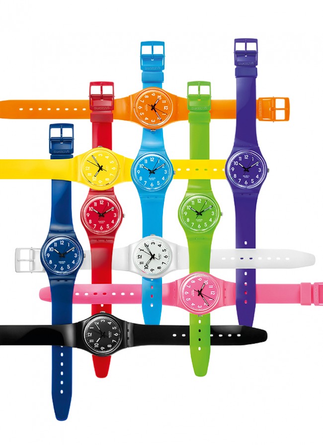 SWATCH COLOUR CODES COLLECTION